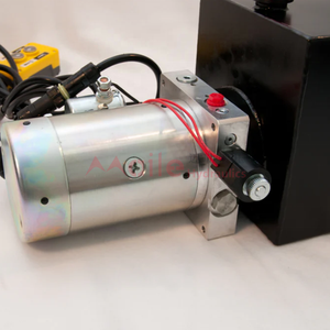 Unit Tenaga Hidrolik Kecil 1.5KW Baru untuk Dijual 2.1cc 12VDC Paket Tenaga Hidrolik Mini dengan Remote Control untuk Trailer Tipper - Product Image 2