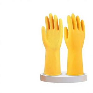 <span class=keywords><strong>Gants</strong></span> en latex Nanyang, texture tendon de bœuf, antidérapants, résistants à l'usure, résistants aux acides et aux alcalis, pour la vaisselle, le lavage de la vaisselle, le lavage des voitures - Product Image 1