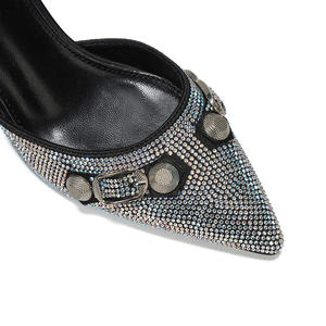 Décolleté con cinturino alla caviglia con tacco alto da donna <span class=keywords><strong>Avant</strong></span> <span class=keywords><strong>Garde</strong></span> e decorazioni con fibbia per un abbigliamento elegante e confortevole - Product Image 4