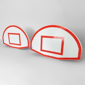 Tabellone <span class=keywords><strong>da</strong></span> Basket in Alluminio a Forma di Ventaglio <span class=keywords><strong>da</strong></span> 54 Pollici con Supporto a Collo d'Oca Standard - Product Image 1