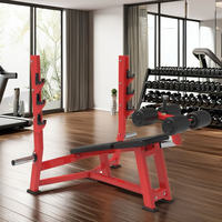 Chaise de Fitness à domicile multifonctionnelle professionnelle tabouret d'haltère en acier équipement d'entraînement en pente vers le haut exercices d'épaule hommes