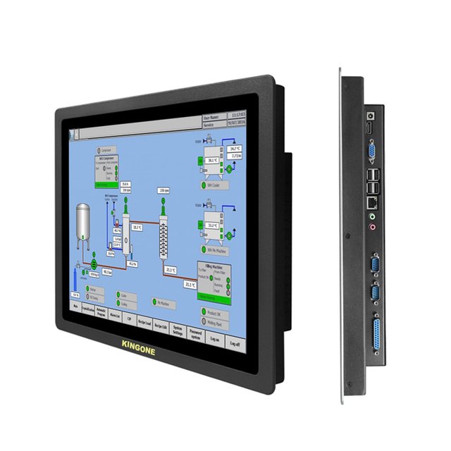 KINGONE 19 Inch 9-36V Dc Automation Industrial Panel Computer HMI Touch Screen Industrial Tablet Pc