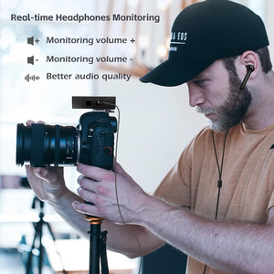 Micrófono de clip de cuello 1 arrastre 2 Admite micrófono de cámara de fotografía multidispositivo y aplicación, aplicación flexible - Product Image 5