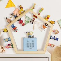 Organisateur de figurines Tonies pour chambre d'enfant, étagère de présentation en bois pour boîte à Tonies, étagères murales flottantes en bois pour personnages