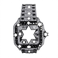 Nouvelle conception, montre mécanique unisexe en acier inoxydable faite à la main, sertie de diamants et de moissanite, style Hip Hop, cadeau, vendeur indien