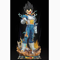 Personnage personnalisé anime dragon ball z sculpture de personnage résine Goku Vegeta artisanat enfant cadeau jouets à collectionner pour la décoration intérieure