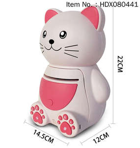 HDX <span class=keywords><strong>Hucha</strong></span> Grande de Plástico con Carga USB, Diseño de <span class=keywords><strong>Gatito</strong></span>, Recogida Automática de Billetes para Niños de 5 a 7 Años, Regalo de Cumpleaños - Product Image 6