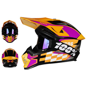 Casco de Motocross Integral con Gafas, Ligero, Resistente a Impactos, para Carreras Todoterreno - Product Image 2