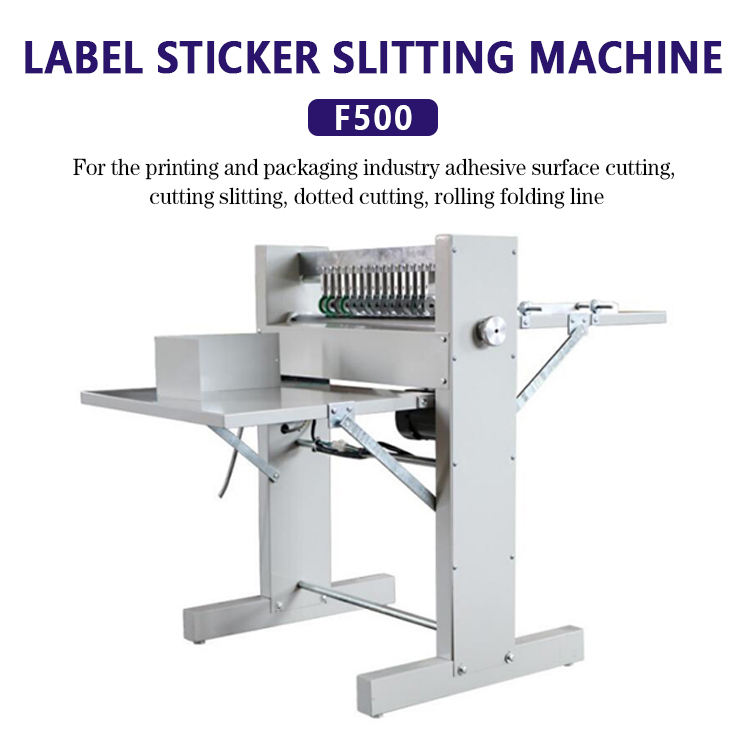 Sticker Slitting Machine Roll Cutting Machine Label Sticker Slitting Machine F-500 for the ...