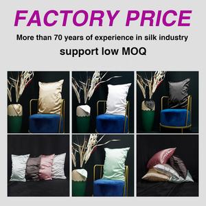 Gut verkaufter Kissen bezug aus <span class=keywords><strong>Satin</strong></span>-Seide mit individuellem Umschlag verschluss Beliebtes Design - Product Image 6