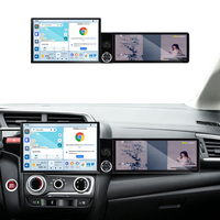 Écran double 13,1-12,3 pouces pour Honda Jazz 2013-2015, autoradio Android Carplay, navigation GPS, système multimédia stéréo