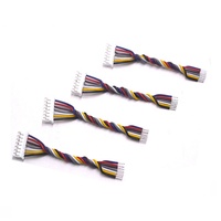 Kabel Harness Twisted Pair dengan Konektor XH 2.54mm, Kabel Jumper Berwarna-warni, Kabel Terbuka Berlapis Timah, Harness Kabel Kustom