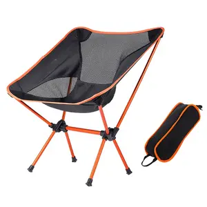 Detachable Portable Outdoor Cyclists Love Extended Moon Seat Beach Fishing Lightweight Folding Camping Chair