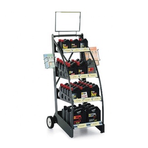 Creative Metal Motor Oil Display Rack <b>Engine</b> Oil <b>Stand</b> for Efficient Lubricant Bottle Presentation - Product Image 1