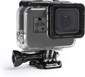 Boîtier étanche pour plongée pour <span class=keywords><strong>GoPro</strong></span> Hero <span class=keywords><strong>7</strong></span> 6 5 <span class=keywords><strong>Black</strong></span>, 45M, avec écran tactile et fixation à dégagement rapide, vente en gros - Product Image 1