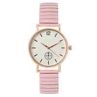 Jam Tangan Quartz Wanita Pelajar dengan Dial Angka Digital Terlaris dan Tali Elastis