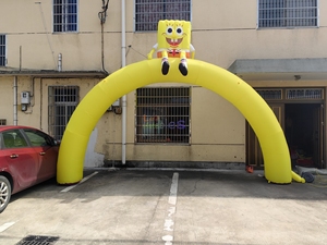 Arco Inflable de <span class=keywords><strong>Bob</strong></span> <span class=keywords><strong>Esponja</strong></span>, Arco Inflable con Forma de Dibujos Animados, Arco de Entrada para Eventos de Centros Comerciales, Arco de Ventas - Product Image 1