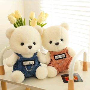 2023 gros Logo personnalisé mignon dessin animé peluche ours en peluche couple ours en peluche <span class=keywords><strong>animaux</strong></span> jouets cadeaux pour la saint-valentin - Product Image 2