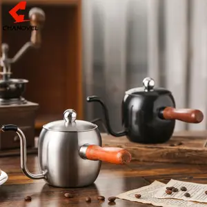 500ml Hand Drip Kettle Coffee Pot Stainless Steel Long Spout Pour Over Japanese Style Wholesale Offices Coffee Pot