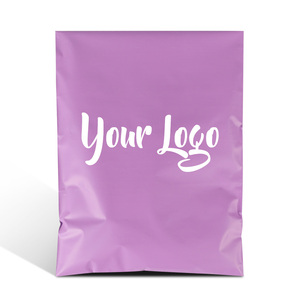 custom biodegradable eco friendly matt purple poly mailer envelope plastic mailing bag courier package bags for post