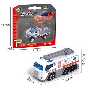 Samtoy 6PCS L'hôpital 1:<span class=keywords><strong>64</strong></span> Friction Alliage Moulé Sous Pression Véhicules Modèle Mini Jouet Voitures <span class=keywords><strong>Ambulance</strong></span> Jouet pour Enfants - Product Image 5