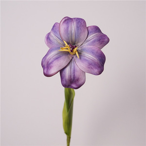 Petit bouquet imprimé en 3D, fleurs artificielles de <span class=keywords><strong>passion</strong></span>, tulipes artificielles de qualité supérieure, fleurs artificielles de brownie pour accessoires photo de Quinceanera - Product Image 4
