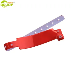 Free Sample 3/4\" Custom Logo PVC/Vinyl Wristbands Assorted Slap Bracelets For Music Events