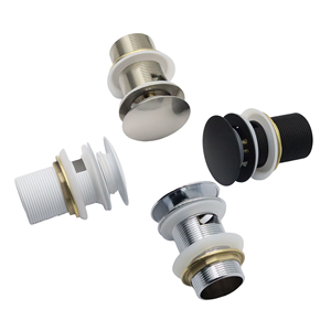 Tapón de fregadero cromado, accesorio de 1-1/<span class=keywords><strong>2</strong></span> ", <span class=keywords><strong>clac</strong></span> <span class=keywords><strong>Clic</strong></span>, escurridor de residuos con desbordamiento para lavabo, personalización de Color - Product Image 1