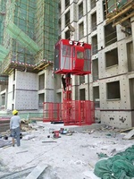 Vente flash : Treuil de chantier GJJ Construction Passenger Hoist Sc200/200 pour chantier de construction