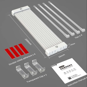 Câble de synchronisation PC ARGB OEM COOLMOON pour ordinateur de jeu, bande LED RVB en silicone 5V pour carte mère GPU, câble PC ARGB gainé pour jeu - Product Image 6