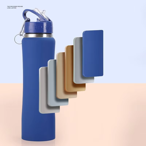 750ml Stainless Steel Vacuum Insulated Water Bottle <b>Straw</b> Tumbler with <b>Lid</b> Portable Reusable Travel <b>Cup</b> for Gym Outdoor - Product Image 6