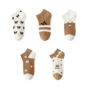 Chaussettes en coton mignonnes pour adolescentes vente en gros Ins chaussettes d'élite de dessin animé d'usine