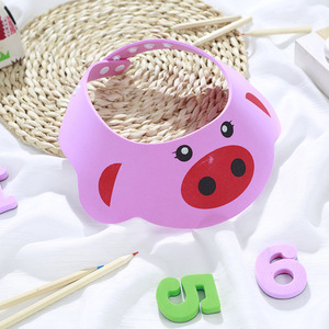 Gorro <span class=keywords><strong>de</strong></span> Ducha Protector <span class=keywords><strong>de</strong></span> Champú y <span class=keywords><strong>Baño</strong></span> Impermeable y Grueso para Niños, Reutilizable, Duradero, con Dibujos Animados, Ajustable - Product Image 3