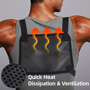 Échantillon gratuit, vente en gros d'usine, sac de poitrine tactique de sport tendance, sac de poitrine croisé, sac de poitrine - Product Image 3