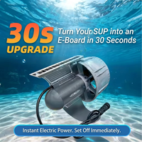 Moteur électrique à aileron HYSports Y01 500W IP68 en aluminium pour SUP, paddleboard, kayak, poussée de 10 kg, hélice sans balais ultra-légère de 1,1 kg
