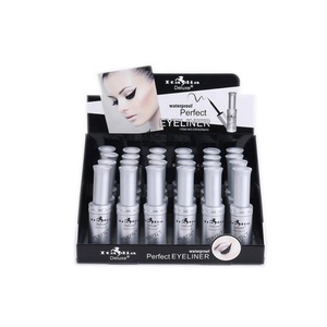 Custom Printed Makeup Corrugated Cardboard Eyelash Cosmetic Display Stand Cardboard <b>Counter</b> Carton Display for Eyeliner - Product Image 3