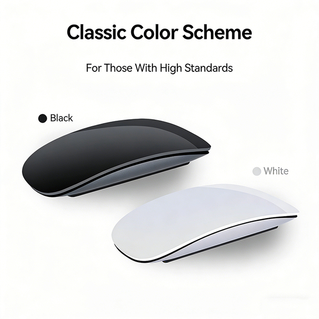 OEM Mini Wireless Magic Mouse LED Optical Waterproof USB Rechargeable Stock for Office