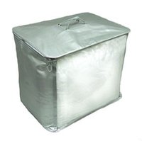 Sac de rangement pour couette en PVC PE non tissé transparent Texpack OEM avec fermeture éclair et poignée de transport