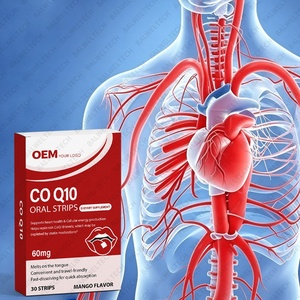 Tiras Orales de Coenzima Q10 de Marca Privada OEM, Ubiquinol Antioxidante, Apoyo Inmunológico y Cardíaco, Película Delgada de Disolución Rápida - Product Image 5