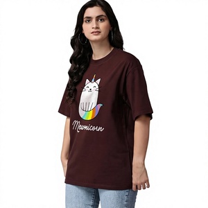 Camiseta Premium para Mujer con Estampado Gráfico, Manga Corta, Informal, a la Moda, con Diseño Personalizado, Colores, Tallas, Impresión de Logotipo, OEM, ODM - Product Image 4