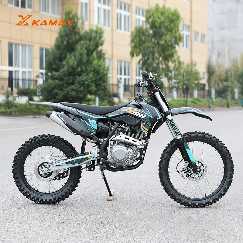 Sepeda motor trail Off-Road Kamax motorcross besar dewasa 250cc 4-Road bensin sepeda motor trail untuk petualangan luar biasa