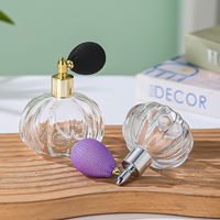 Flacon de parfum en verre de 50ml dans le style de citrouille avec vessie d'air-Charmant porte-parfum