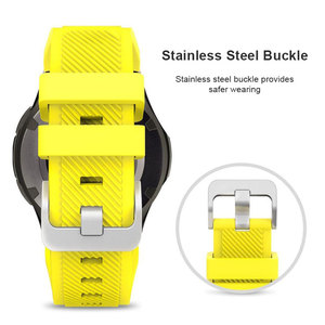Bracelet de montre sport en silicone souple pour homme, 22 mm, bracelet de remplacement pour <span class=keywords><strong>Samsung</strong></span> <span class=keywords><strong>Galaxy</strong></span> Watch 46 mm <span class=keywords><strong>Gear</strong></span> <span class=keywords><strong>S3</strong></span> <span class=keywords><strong>Frontier</strong></span>/Classic Smart Watch - Product Image 2