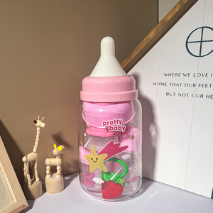 Ensemble cadeau d'alimentation pour bébé en silicone à col standard portable, <span class=keywords><strong>biberon</strong></span> pour bébé - Product Image 5