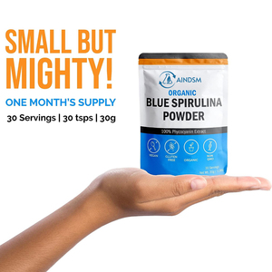 Venta caliente Blue Spirulina Vitamin Powder Ayuda a apoyar el sistema inmunológico y aumentar el metabolismo y la digestión Iron Blue Spirulina Powder - Product Image 6