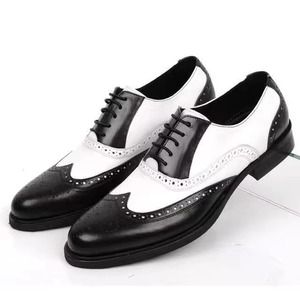 Large Size 38-47UK <b>Pointed</b> Toe Men's Business Dress Shoes Carved Colored Design Lace-Up Closure Breathable Anti-Slip Lightweight - Product Image 2