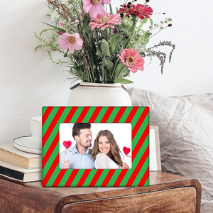 Giáng sinh khung ảnh thiết kế thời trang sọc colourful hình ảnh khung quý giá quà tặng giáng sinh cho trẻ em - Product Image 4