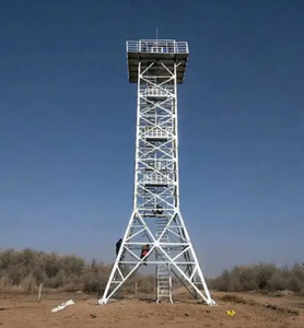 Torre de Observação Moderna |   Torre de Vigia para Costa e Turismo |   Escada em espiral com revestimento em pó incluído - Product Image 2