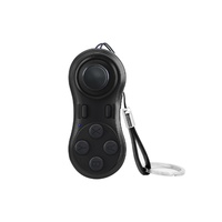 Mini manette de jeu sans fil BT avec volant, moteur de vibration, bouton Turbo, gyroscope six axes et support pour smartphone/PC