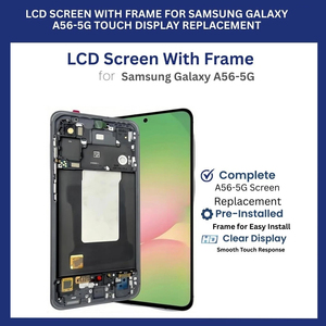 Écran tactile numériseur avec cadre pour Samsung Galaxy A56 5G A566 A36 5G A366 – Remplacement d'écran LCD haute fidélité - Product Image 4